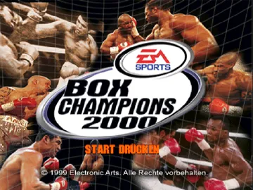 Box Champions 2000 (GE) screen shot title